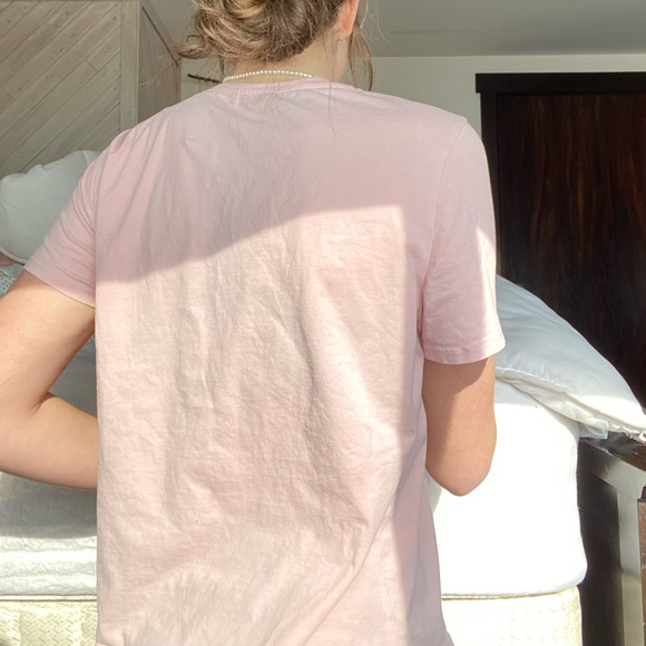 Pink flower short sleeve tee - Picture 2 of 4